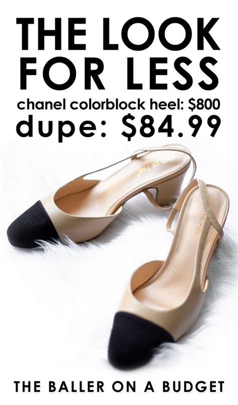 chanel shoe dupes|chanel knock off shoes.